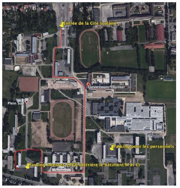 Acces Parking CPGE internes Mai 2018